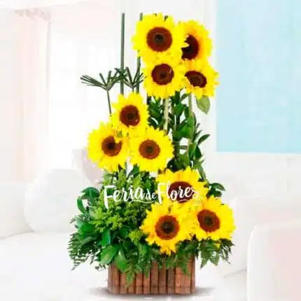 Arrangement with Summer Sunflowers