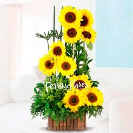 Arreglo con Girasoles Verano